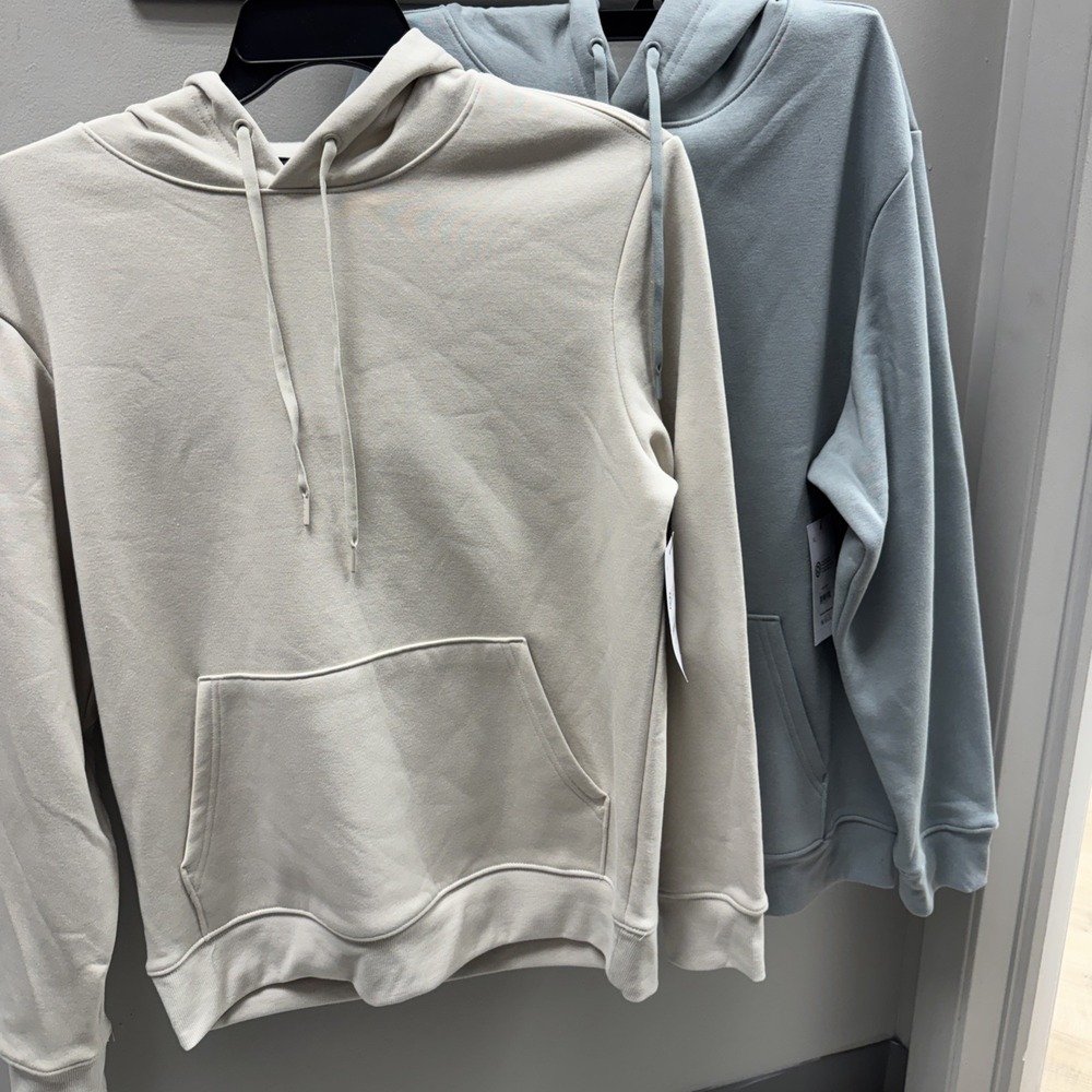 2 Athletic Works Men Fleece Hoodie Pullover Sweatshirts NWT Sage Green/Tavertine - Picture 2 of 8